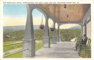 Delaware Water Gap Pennsylvania Reenleigh Hotel Golf Course Postcard AA41718