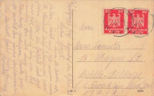 GERMANY~Deggendorf Luitpoldplatz mit Grabkirche POSTCARD