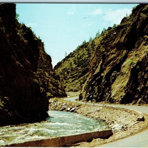 1952 Loveland, Colo. Narrows Big Thompson Canon Canyon US Hwy 34 Estes Park A222