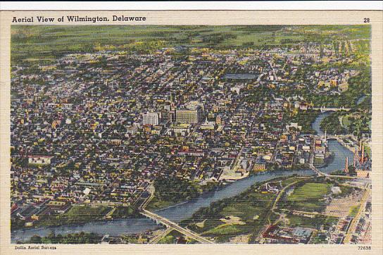 Delaware Wilmington Aerial View