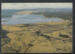 Northumberland Postcard - Aerial View of Kielder Dam and Reservoir   T8380