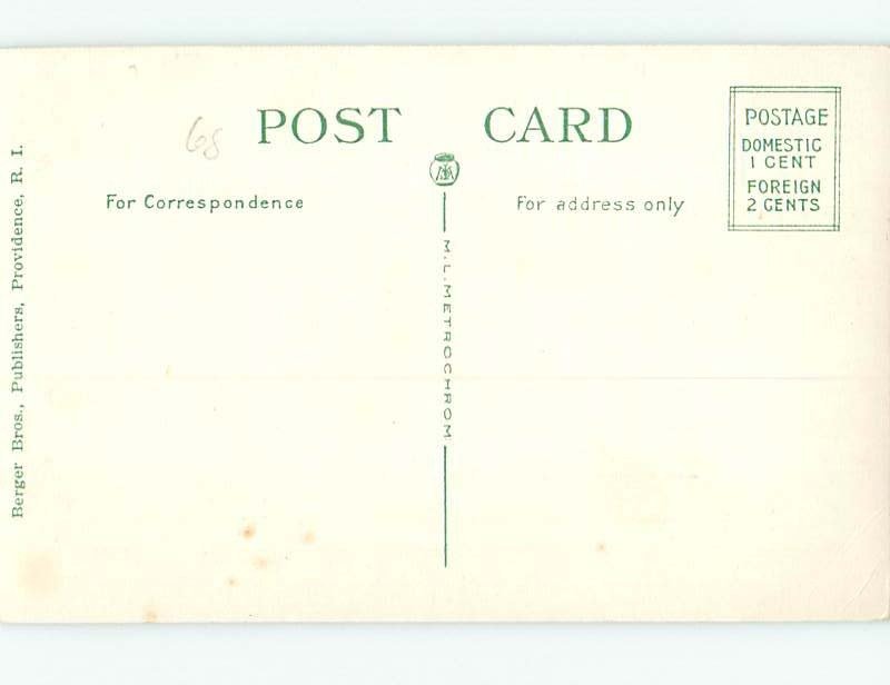 Unused Divided Back LIBRARY SCENE Danielson Connecticut CT hs2476