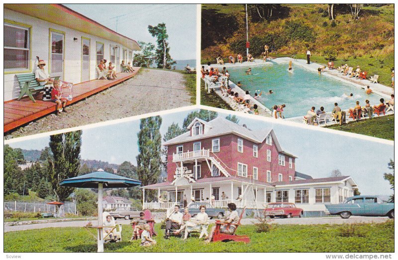 3-Views, Hotel-Motel Beausejour, Swimming Pool,St. Joseph-de-la-Rive, Co. Cha...