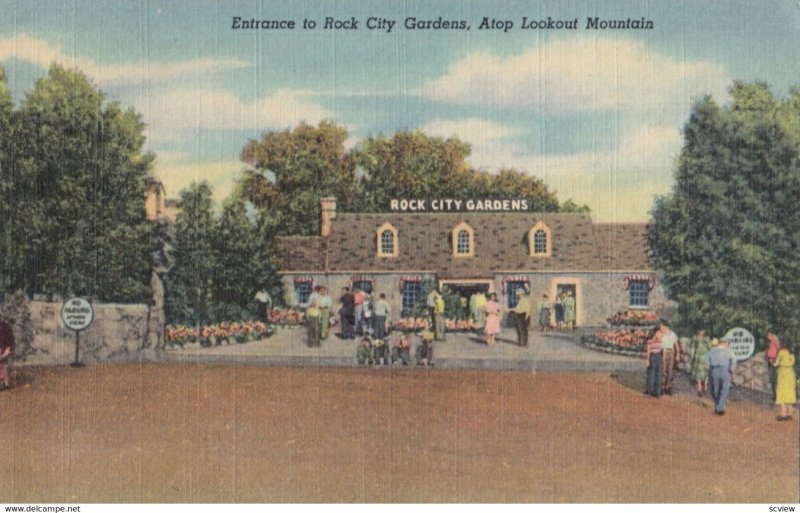 Lookout Mountain , Tennessee , 1930-40s ; Rock City Gardens , Entrance