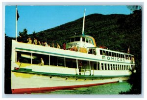 MV Mohican In Paradise Bay Boat Trip Lake George New York NY Vintage Postcard