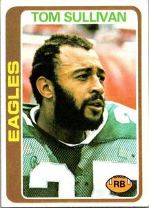 1978 Topps Football Card Tom Sullivan Philadelphia Eagles sk7248