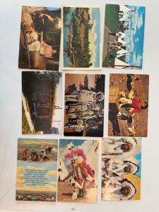 27 NATIVE AMERICAN INDIANS Vintage Postcards Lot FREE SHIPPING