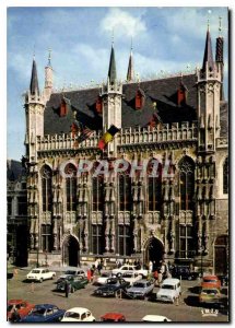 Modern Postcard Brugge Stadhuis Bruges Town Hall