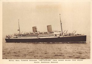 SS Asturias Royal Mail Unused 