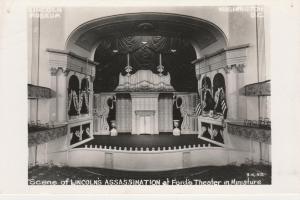 RPPC Lincoln Assassination Site - Lincoln Museum, Washington, DC