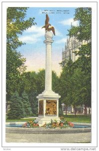 Sea Gull Monument,Salt Lake City,Utah,40-60s