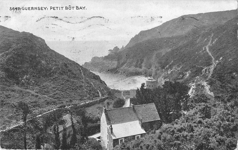 uk22227 petit bot bay guernsey real photo uk