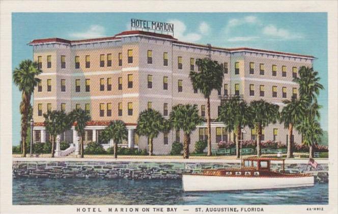Florida St Augustine Hotel Marion On The Bay Curteich