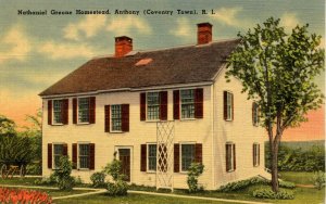 RI - Anthony (Coventry Town). Nathanial Greene Homestead