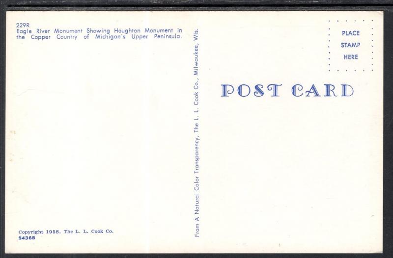 Eagle River Monument,Copper Country,MI 