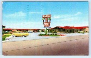 CORPUS CHRISTI, TX Texas ~ TRADE WINDS MOTOR HOTEL 1955 Cars Roadside Postcard