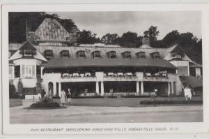 c1940s NIAGARA FALLS Ontario Canada RPPC Postcard PARK RESTAURANT People