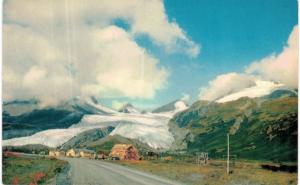 Richardson Highway AK Worthington Glacier 1950s Chrome MINT 