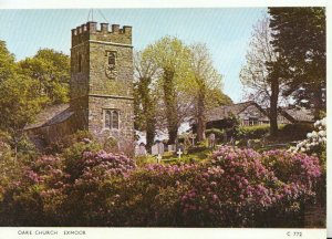 Somerset Postcard - Oare Church - Exmoor - Ref TZ10543