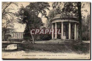 Versailles Old Postcard Temple of & # 39amour (the Petit Trianon Park)