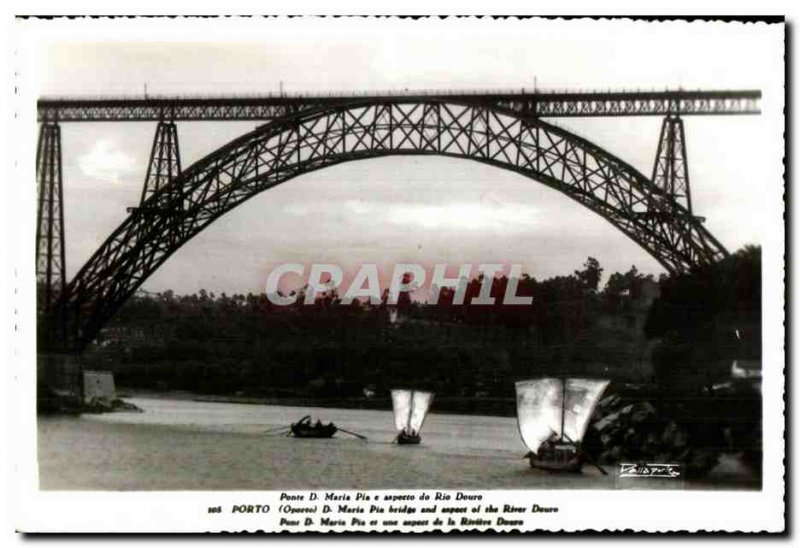 Old Postcard Portugal Porto