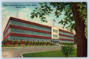 1947 Miles Laboratories Home Of Alka Seltzer Building Elkhart Indiana Postcard