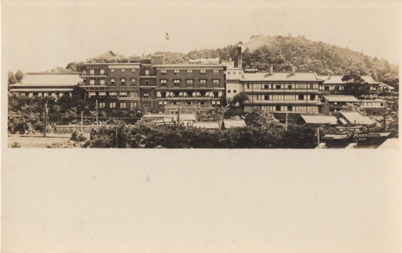 Miyako Hotel Japan Antique Mint Japanese Real Photo Postcard