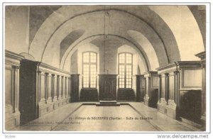 Interior, Salle Du Chapitre, Abbaye De Solesmes (Sarthe), France, 1900-1910s