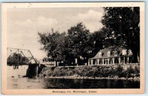 MONTMAGNY, QUEBEC Canada   MONTMAGNY INN  View of Water  Postcard 