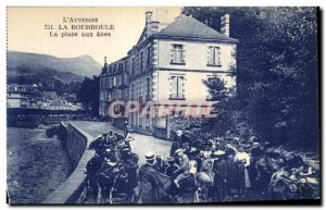 Old Postcard LA BOURBOULE - Auvergne The Place to Donkey Donkey