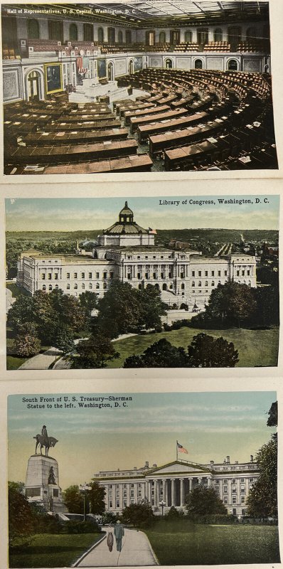 Vintage Souvenir Folder of Washington, District of Columbia 20 images