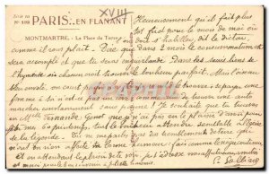 18 Paris - The Place du Tertre - Old Postcard