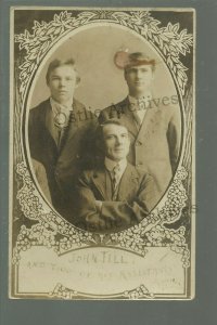 Wisconsin RPPC c1910 DR. JOHN TILL & Staff Studio QUACK MEDICINE Plaster Doctor