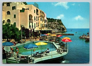 c1964 Sporting Hotel Lacco Ameno Italy 4x6 VINTAGE Postcard 0442