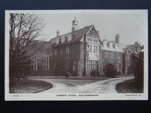 Northamptonshire WELLINGBOROUGH GRAMMAR SCHOOL - Old RP Postcard by J. Lees