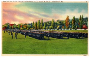 Maryland Annapolis Naval Academy Dress Parade  Midshipmen