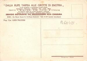 BC60481 Roma Via Vittorio Veneto Restaurante Luigi Falcioni