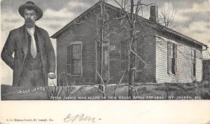 Jesse James Killed in this house April 1882 St Joseph MO