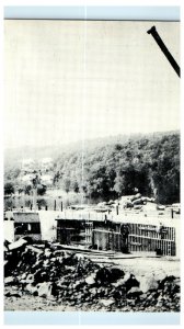 1993 Rock Scenes, Construction of Dike Levee Lock Haven Pennsylvania PA Postcard