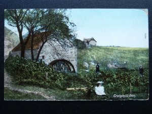 Scotland Angus Carnoustie GRAIGMILL DEN Panbride Mill c1906 Postcard by Wrench