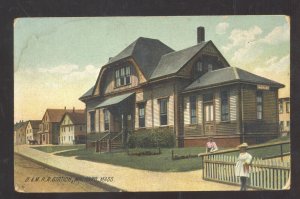 MAYNARD MASSACHUSETTS BOSTON & MAINE RAILROAD DEPOT VINTAGE POSTCARD