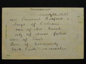 Northumberland ALNWICK Hotspur Tower - Old Postcard