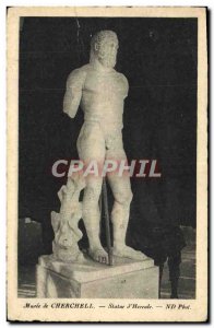 Old Postcard Museum of Cherchell Statue D & # 39Hercule