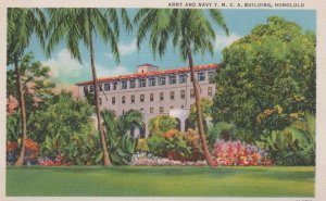 Postcard Army and Navy YMCA Building Honolulu Hawaii HI