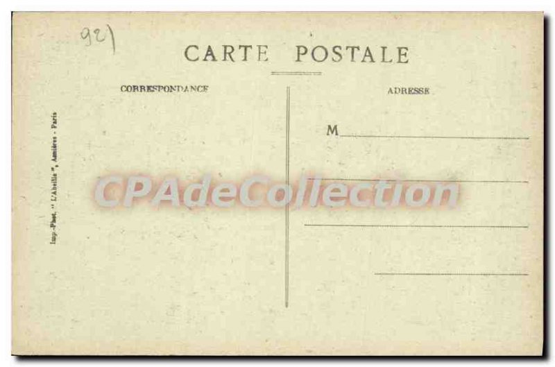 Postcard Old Saint Cloud Le Parc de St Cloud before the Revolution