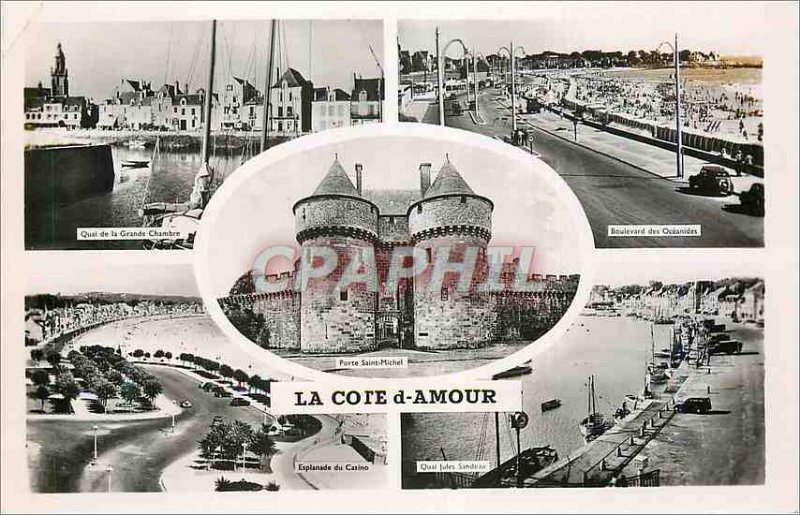 Modern Postcard The Love Riviera Porte Saint Michel Le Pouliguen