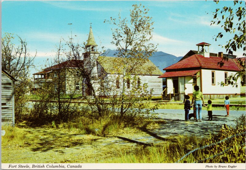 Fort Steele BC British Columbia Unused Continental Postcard C6