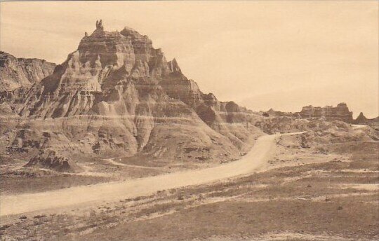 Pinnacles Peaks Badlands Nat Monument South Dakota Albertype