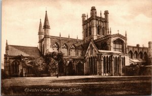 Vtg Chester Cathedral Church of England Cheshire England UK Antique Postcard