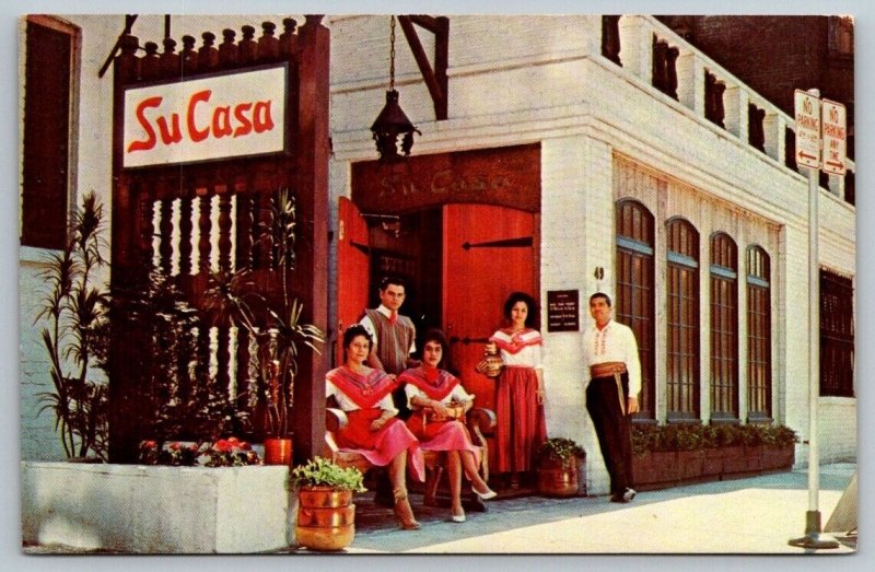 Su Casa Restaurant   Ontario, Mexico   Postcard